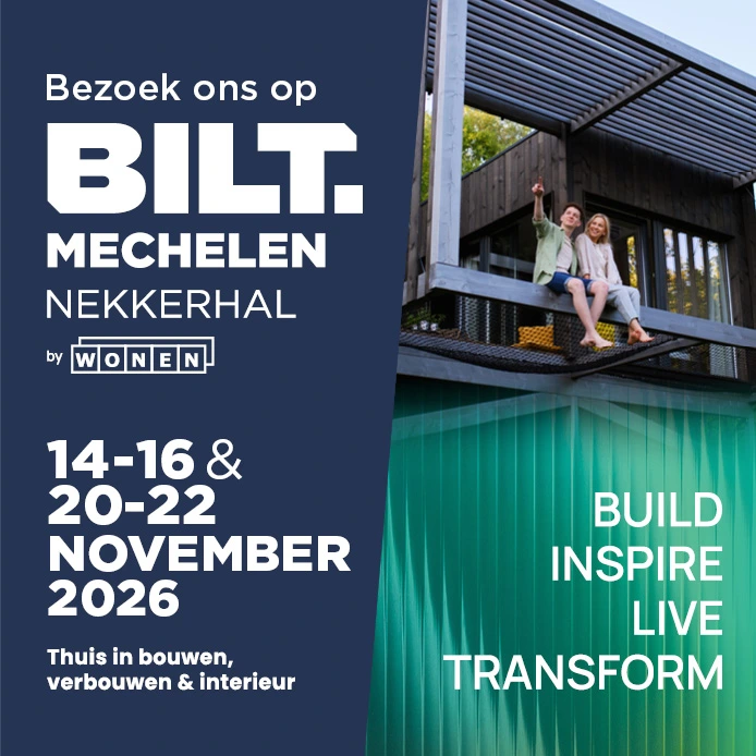 BILT Mechelen – beursbanner met bezoekersinformatie